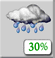 This Afternoon: Chance Light Rain