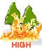 Chandler Burning Index: HIGH