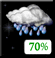 Wednesday Night: Rain Showers Likely then Mostly Cloudy